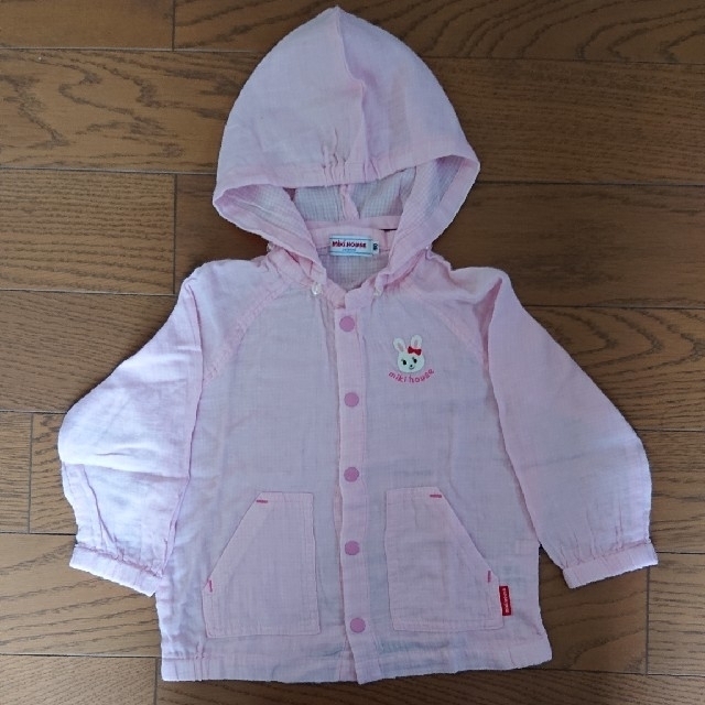 mikihouse(ミキハウス)のミキハウス  パーカー 長袖 90サイズ キッズ/ベビー/マタニティのキッズ服男の子用(90cm~)(ジャケット/上着)の商品写真