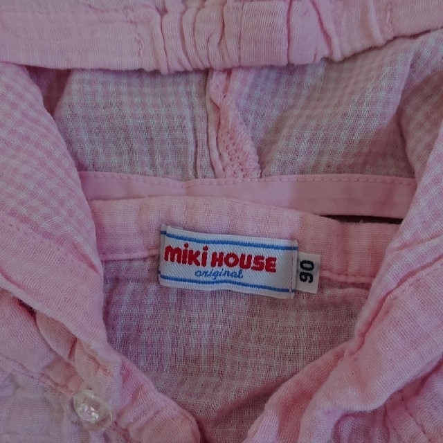 mikihouse(ミキハウス)のミキハウス  パーカー 長袖 90サイズ キッズ/ベビー/マタニティのキッズ服男の子用(90cm~)(ジャケット/上着)の商品写真