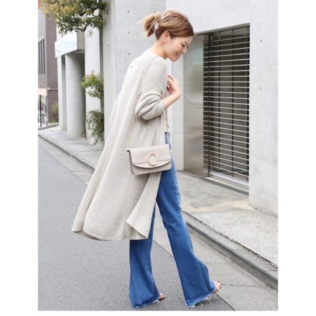 DEUXIEME CLASSE(ドゥーズィエムクラス)のDeuxieme Classe Lily Linen ロングカーディガン レディースのトップス(カーディガン)の商品写真