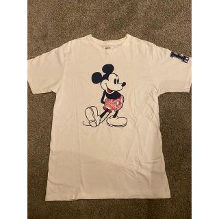 ハリウッドランチマーケット(HOLLYWOOD RANCH MARKET)のハリウッドランチマーケット HRM Tシャツ 白色 ミッキー ブルーブルー(Tシャツ/カットソー(半袖/袖なし))