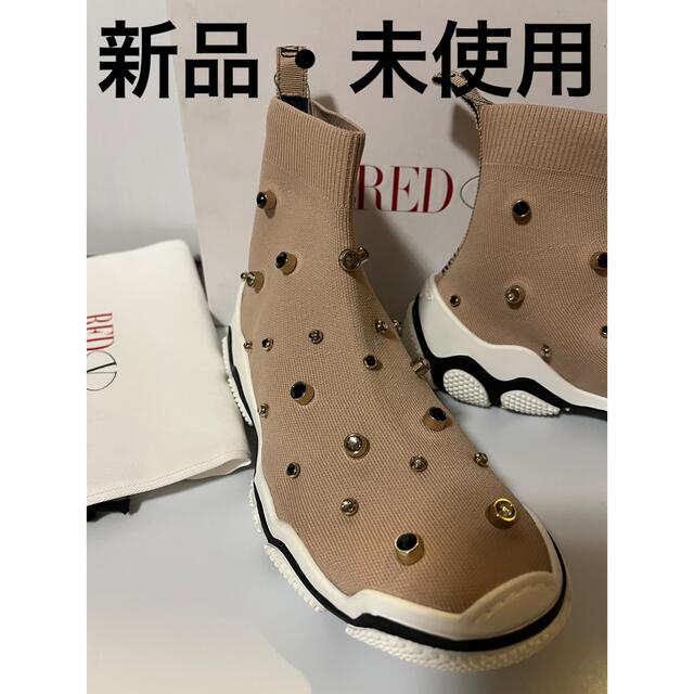 RED VALENTINO(レッドヴァレンティノ)のVALENTINO  レッドヴァレンティノ　グラムランスニーカー　 レディースの靴/シューズ(スニーカー)の商品写真