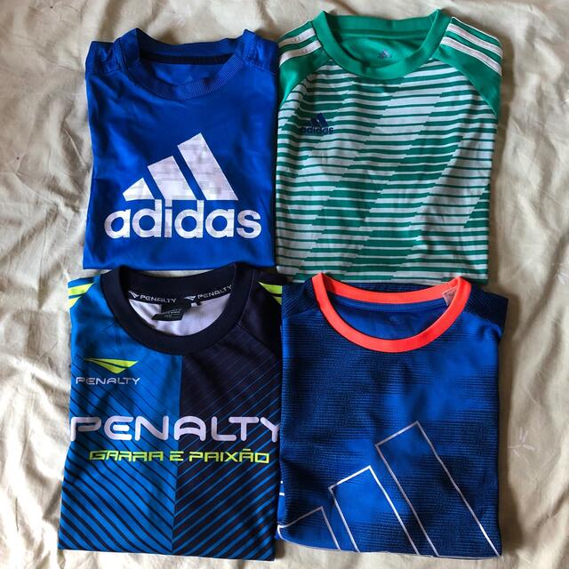 adidas(アディダス)のサッカーウェアadidas3着＋1着　ジュニア150 スポーツ/アウトドアのサッカー/フットサル(ウェア)の商品写真