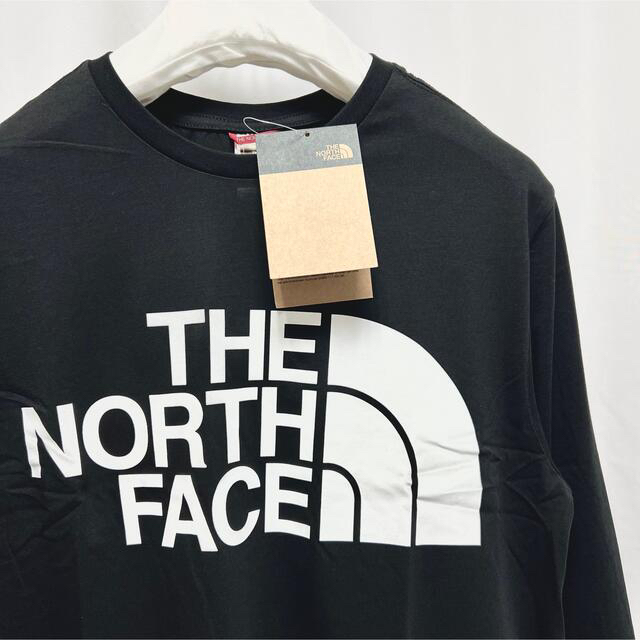 THE NORTH FACE - 海外限定 ノースフェイス ロンＴ ビッグロゴ 長袖 T 