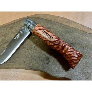 OPINEL - オピネル ナイフ No.8 無骨カスタム キャンプ アウトドアの