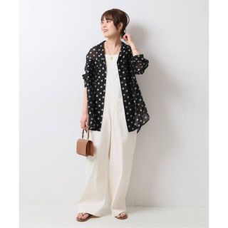 スピックアンドスパン(Spick & Span)のSpick and Span シアードットサファリ シャツ(シャツ/ブラウス(長袖/七分))