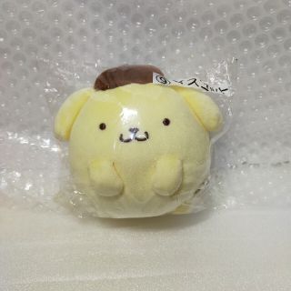 ポムポムプリン(ポムポムプリン)のサンリオ　くじ　ポムポムプリン　マスコット　ポールチェーン付き　ぬいぐるみ(ぬいぐるみ)