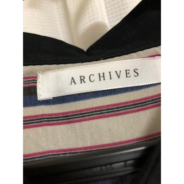 archives(アルシーヴ)のARCHIVES ストライプ　ワンピース レディースのワンピース(ロングワンピース/マキシワンピース)の商品写真