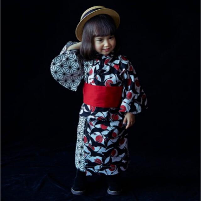 即日発送】マールマール 浴衣 80cm tsuru aka for baby 都内で 70.0%OFF マールマール 浴衣