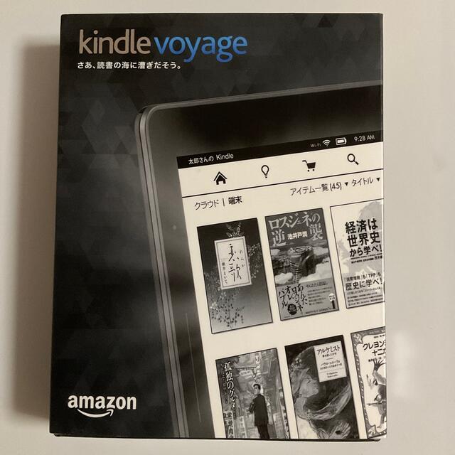 Amazon Kindle Voyage 4GB＋別売カバー スマホ/家電/カメラのPC/タブレット(電子ブックリーダー)の商品写真