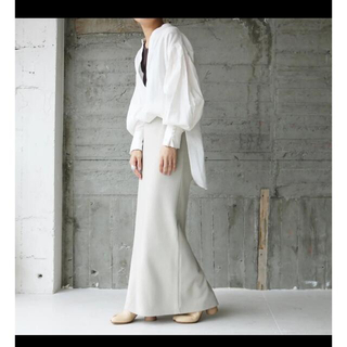 aere♡Boucle long skirt
