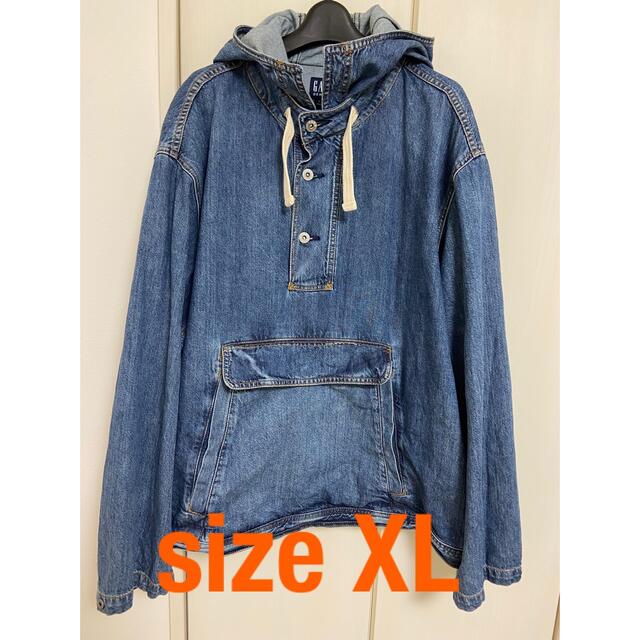 GAP プルオーバーデニムアノラック　XL