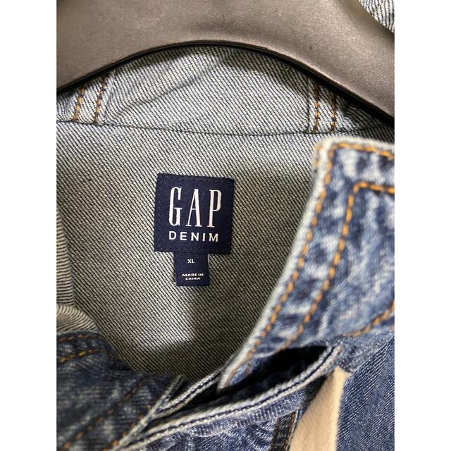 GAP(ギャップ)の中古size XL★gap denim anorakギャップ デニム アノラック メンズのジャケット/アウター(Gジャン/デニムジャケット)の商品写真