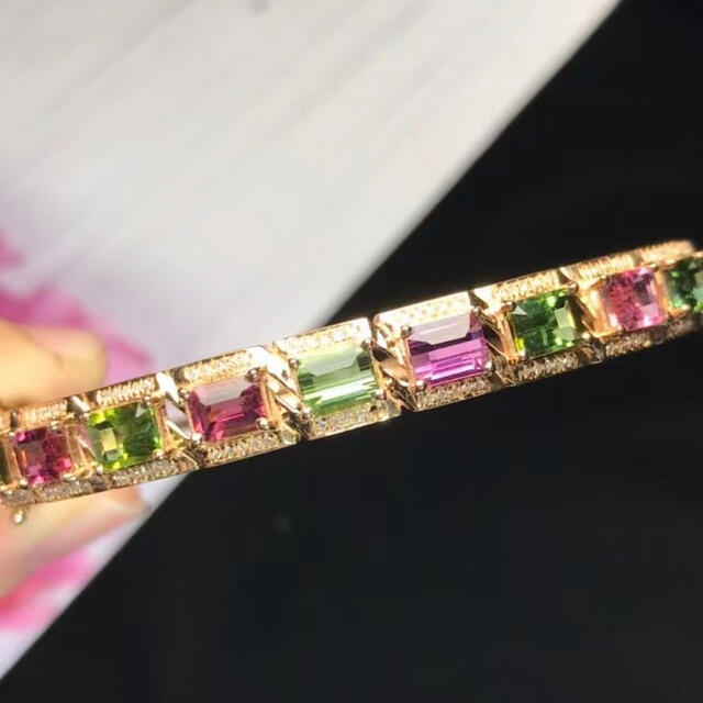 ⭐︎【高級】 トルマリン バングル  5.35ct