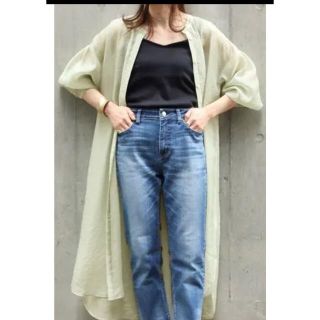 ロペ(ROPE’)のみかん様専用⭐︎マドモアゼルロペ⭐︎シアーボイルワッシャーシャツワンピース(ロングワンピース/マキシワンピース)