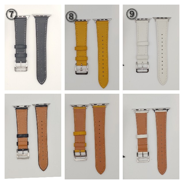 スマートウォッチ(シルバー・ベルトホワイト) Ｍ７pro＋レザーベルト メンズの時計(腕時計(デジタル))の商品写真