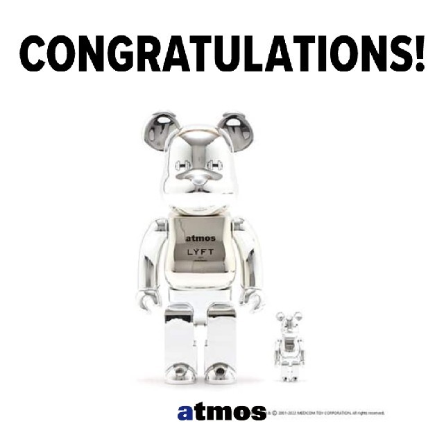 ブランドショッパー付き BE@RBRICK & atmos Bearbrick Toys × Hobbies