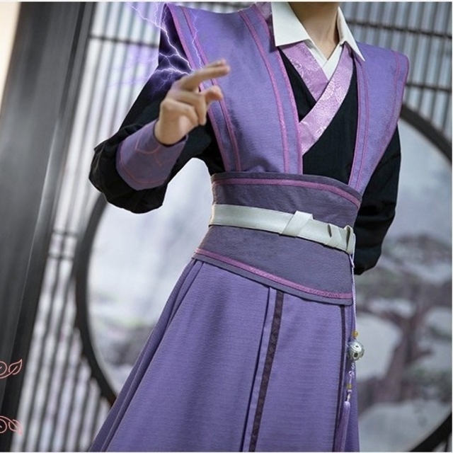 Q⑦7 公式 魔道祖師 江澄 成年 コスプレ 武器 鞭 剣 ウィッグ 靴 Q⑦7 公式 魔道祖師 江澄 成年 コスプレ 武器 鞭 剣 ウィッグ 靴