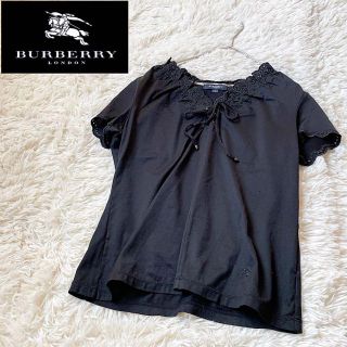 バーバリー(BURBERRY)のはる様専用✨バーバリーロンドン✨上質刺繍レース ホースロゴ カットソー M(カットソー(半袖/袖なし))