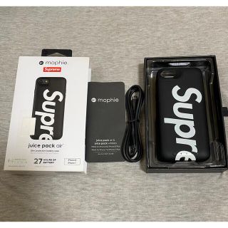 スマホアクセサリーSupreme iphone case 7 8 用 black