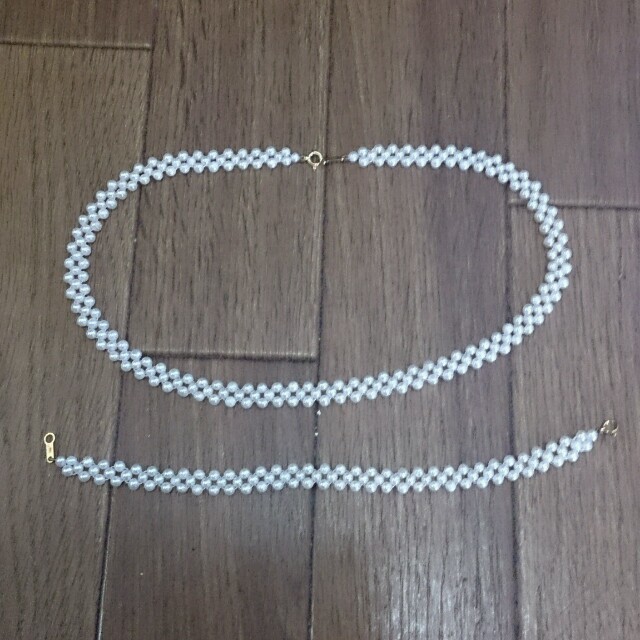 真珠のネックレス、ブレスレット レディースのアクセサリー(ネックレス)の商品写真