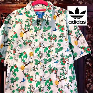 アディダス(adidas)のアディダス オリジナルス ジャージ アロハシャツ パンツ 水着 Tシャツ 花柄(Tシャツ/カットソー(半袖/袖なし))