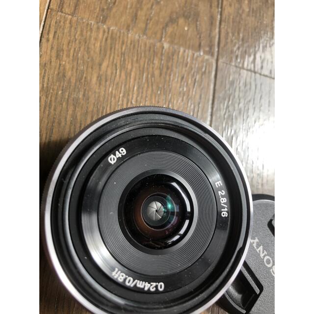 SONY(ソニー)の5点 E 16mm F2.8  スマホ/家電/カメラのカメラ(レンズ(単焦点))の商品写真