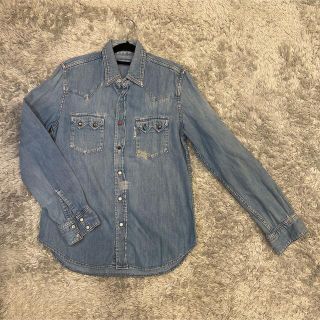 ブルーブルー(BLUE BLUE)の【美品】ブルーブルー　デニムシャツ(シャツ)