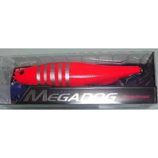 メガバス(Megabass)の【限定カラー】メガバス メガドッグ220  レッドシルバーストライプ(ルアー用品)