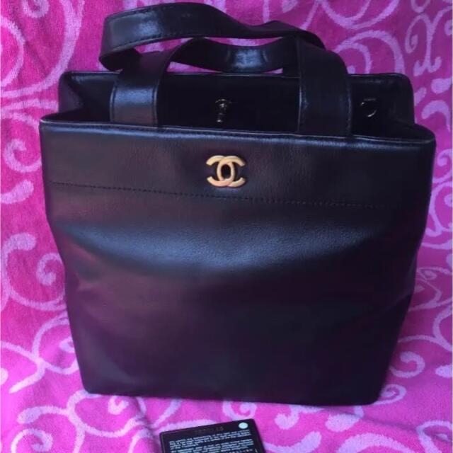 【SALE/10%OFF CHANEL - CHANEL バック カーフスキン ブラック ハンドバッグ 【SALE/10%OFF CHANEL - CHANEL バック カーフスキン ブラック ハンドバッグ