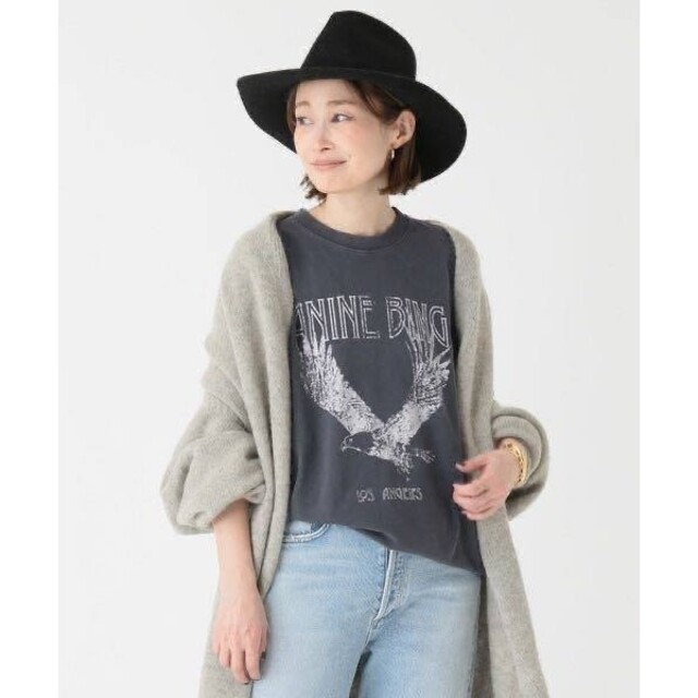 ANINE BING アニービン EAGLE print Tシャツ