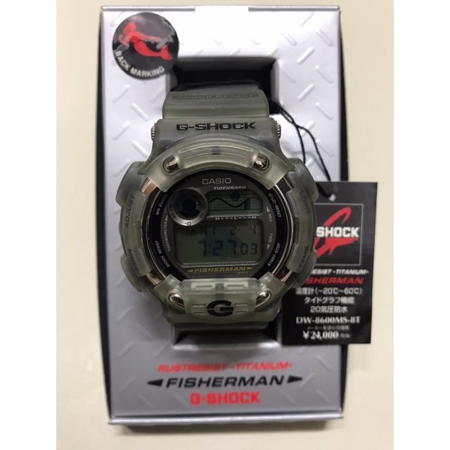 CASIO G-SHOCK FISHERMAN DW-8600MS-8T平均月差±15秒電池寿命