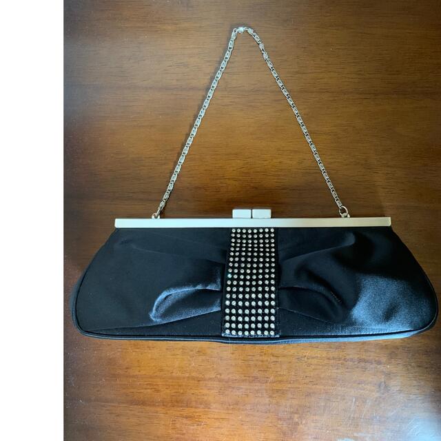 フォーマルバッグ　黒 レディースのバッグ(ハンドバッグ)の商品写真