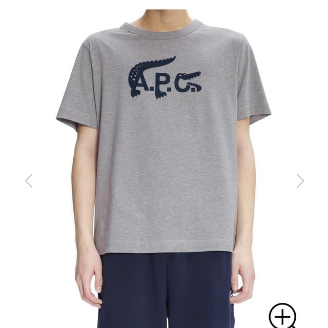 日本最大の Lサイズ Tシャツ LACOSTE × A.P.C ラコステ グレー APC T