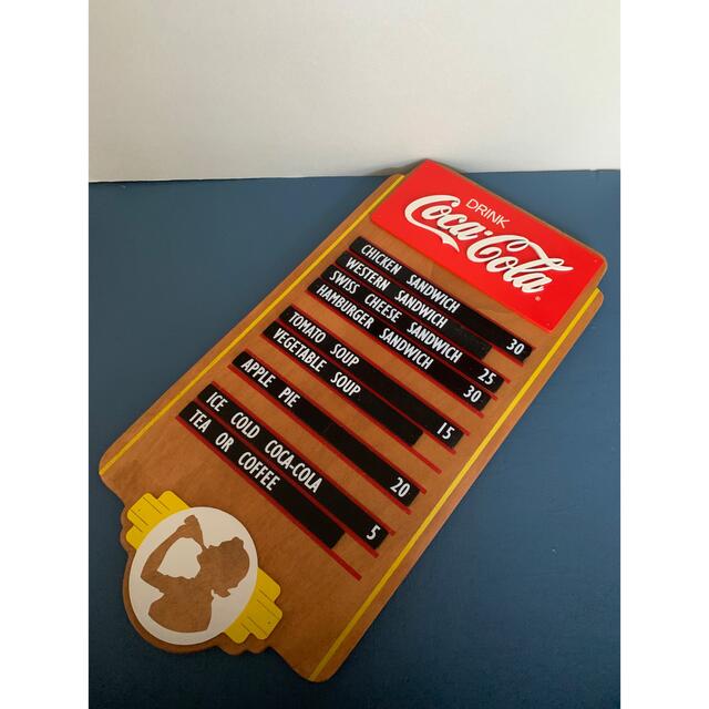 コカコーラ　木製メニューボード