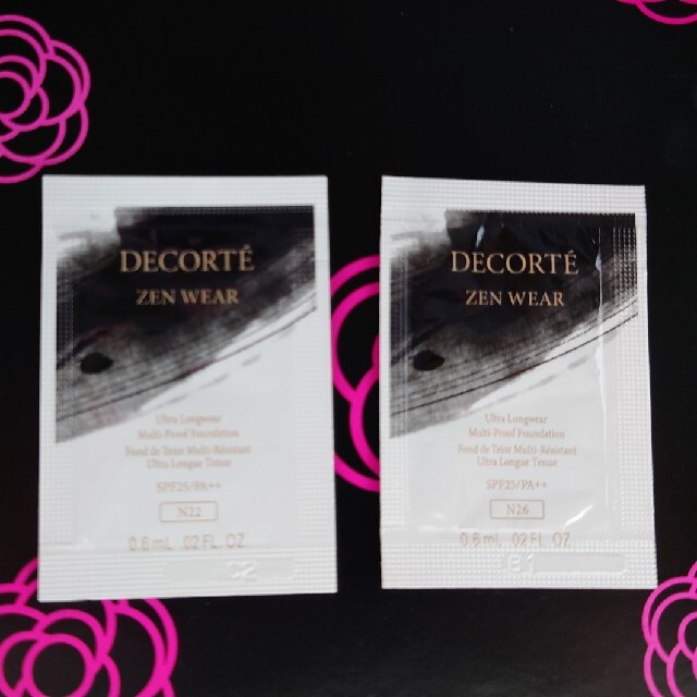 COSME DECORTE(コスメデコルテ)のゼンウェアフルイド　サンプル コスメ/美容のキット/セット(サンプル/トライアルキット)の商品写真