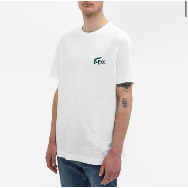 A.P.C(アーペーセー)のlacoste × a.p.c スモールロゴTシャツ メンズのトップス(Tシャツ/カットソー(半袖/袖なし))の商品写真