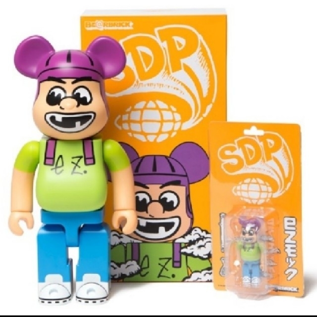 MEDICOM TOY(メディコムトイ)のBEAMS別注★「ezモック」BE@RBRICK/100％&400％セット エンタメ/ホビーのフィギュア(その他)の商品写真