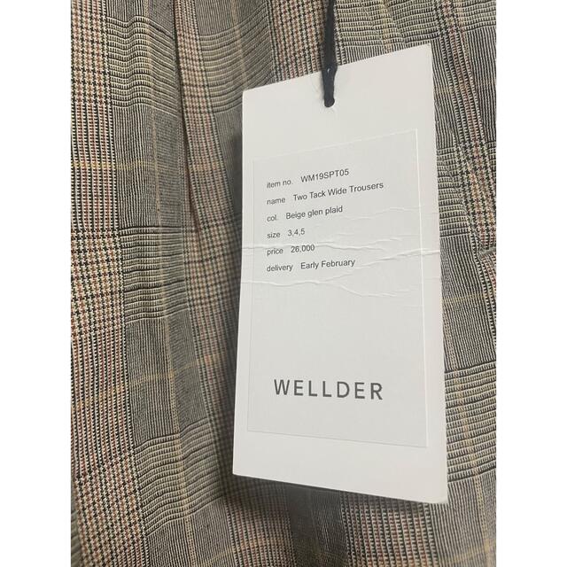 1LDK SELECT(ワンエルディーケーセレクト)の新品 WELLDER TWO TUCK WIDE TROUSERS 4 メンズのパンツ(スラックス)の商品写真