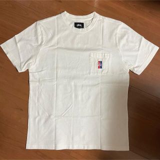 ステューシー(STUSSY)のstussy T 白 Sサイズ(Tシャツ/カットソー(半袖/袖なし))