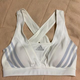 アディダス(adidas)のadidasスポーツブラ★白(ブラ)