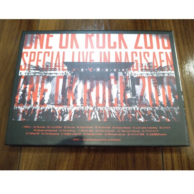 ONE OK ROCK(ワンオクロック)の【送料無料】2016 SPECIAL LIVE IN NAGISAEN エンタメ/ホビーのDVD/ブルーレイ(ミュージック)の商品写真