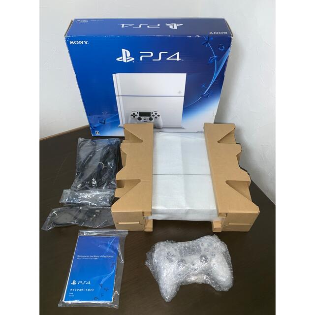 SONY(ソニー)のSONY PlayStation4 本体 CUH-1200AB02 ホワイト エンタメ/ホビーのゲームソフト/ゲーム機本体(家庭用ゲーム機本体)の商品写真