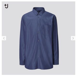 ユニクロ(UNIQLO)のスーピマコットンレギュラーフィットシャツ（長袖）(シャツ)