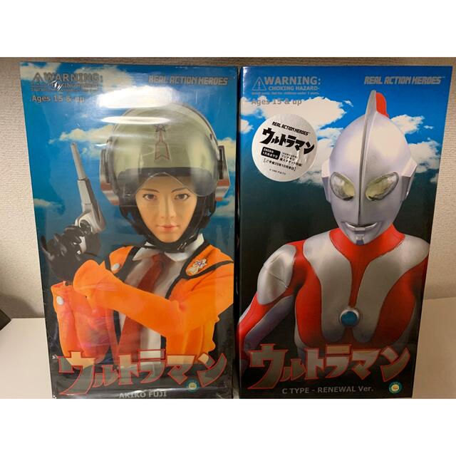 RAH ウルトラマンCタイプリニューアル、フジアキコ セット RAH ウルトラマンCタイプリニューアル、フジアキコ セット