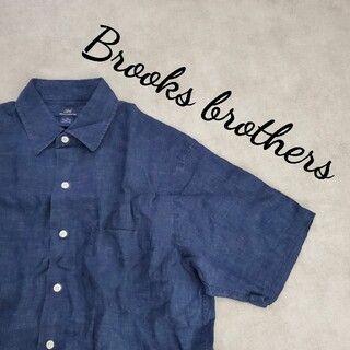 ブルックスブラザース(Brooks Brothers)のブルックスブラザース　リネン麻　半袖　オーバーサイズシャツ(シャツ)