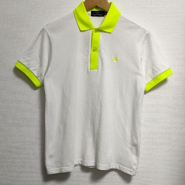 美品 FRED PERRY フレッドペリー ポロシャツ ホワイト