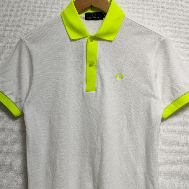 美品 FRED PERRY フレッドペリー ポロシャツ ホワイト