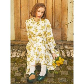 メゾンドフルール(Maison de FLEUR)のもう振り向かないワンピース　アイボリーS(ロングワンピース/マキシワンピース)