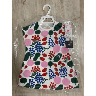 ユニクロ(UNIQLO)の試しに値下げ　UNIQLO×marimekko ベビーワンピース　80cm.(ワンピース)