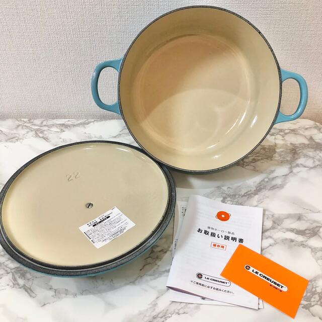 LE CREUSET - LE CREUSET新品ル・クルーゼ ココット ロンド ホーロー